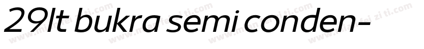 29lt bukra semi conden字体转换